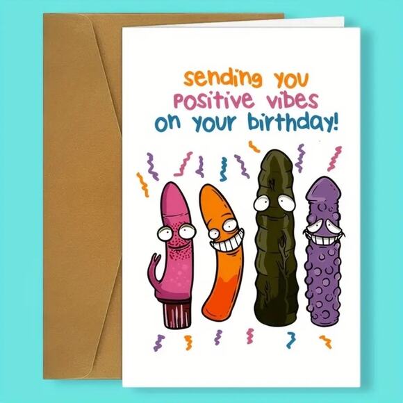 Birthday Card, Adult - 5" x 7" - Picture 1 of 5